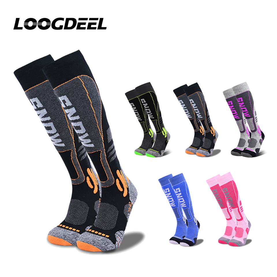 Thermal Sock Winter - ถุงเท้าสกียาวถึงเข่า ทำจากขนแกะเมอริโนคุณภาพสูง สำหรับฤดูหนาว กิจกรรมกลางแจ้ง เดินป่า สโนว์บอร์ด