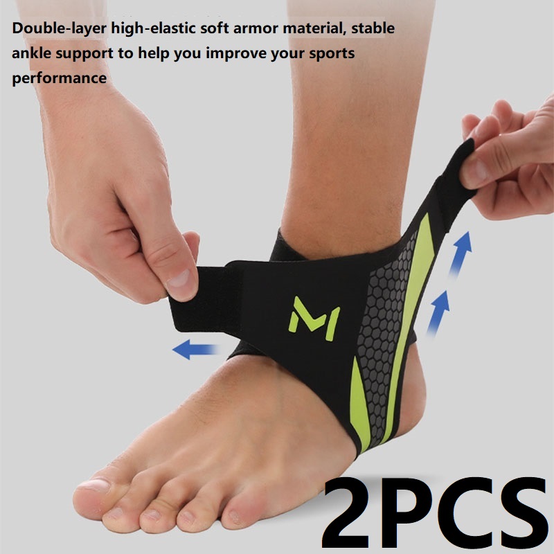 Ankle Brace Sock - ที่รัดข้อเท้า 1-2 ชิ้น สำหรับป้องกันและพยุงข้อเท้า บรรเทาอาการปวดจากโรครองช้ำ แบบพยุงข้อเท้ากลางคืน