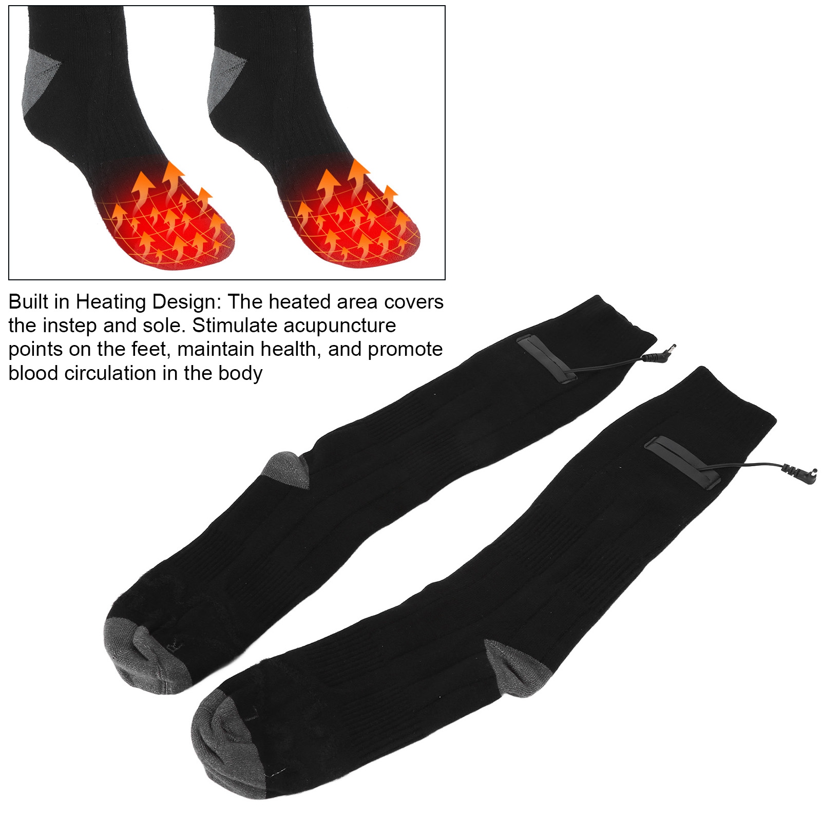 ถุงเท้าไฟฟ้า ถุงเท้าทำความร้อน - Thermal Sock Winter บทวิจารณ์และราคา