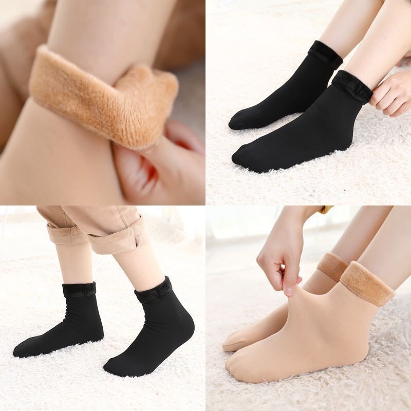 1/2/5/10 คู่ ถุงเท้าสั้นกันหนา - Thermal Sock Winter บทวิจารณ์และราคา
