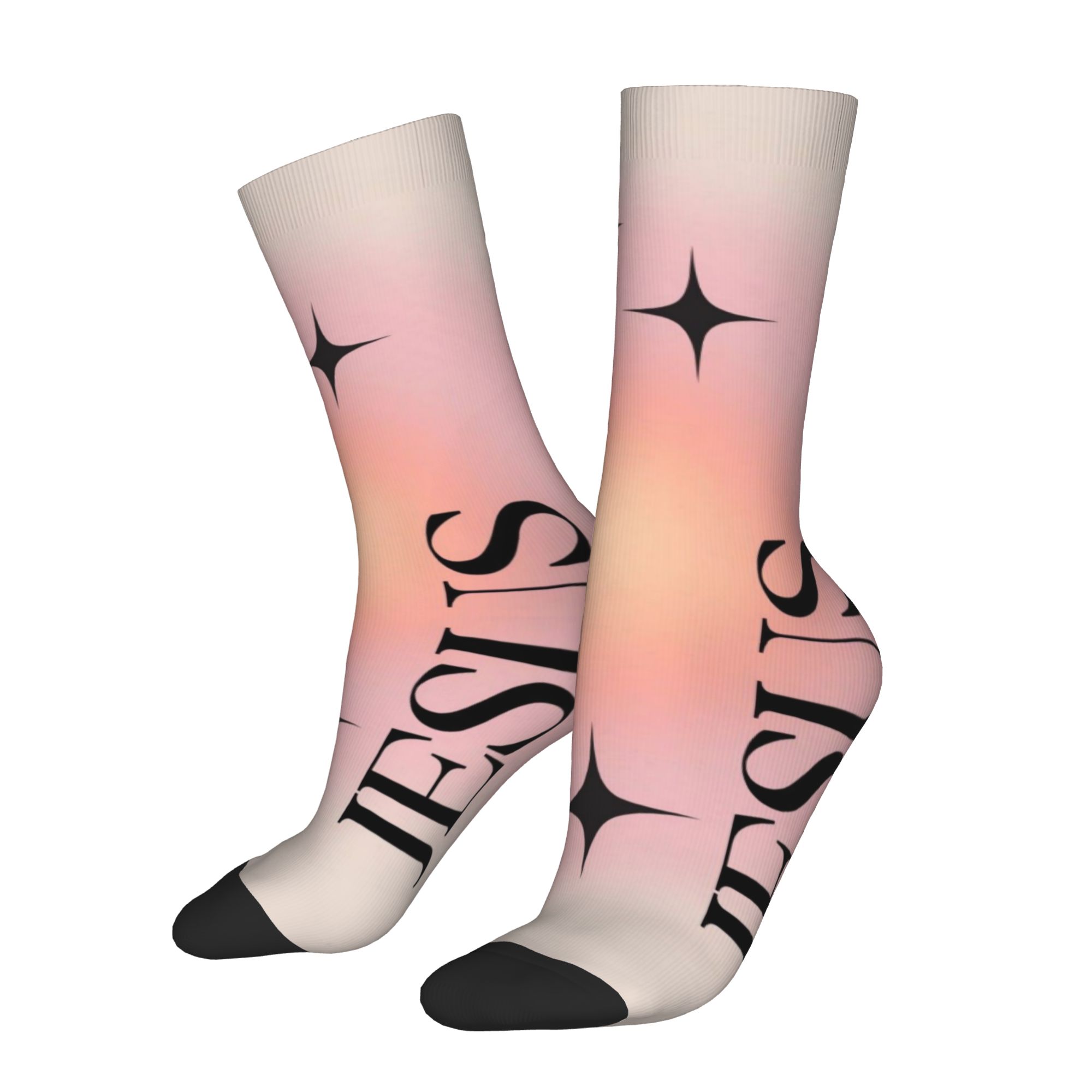 ถุงเท้าแฟชั่นลายพระเยซูแบบสั่ง - Dress Sock Men บทวิจารณ์และราคา