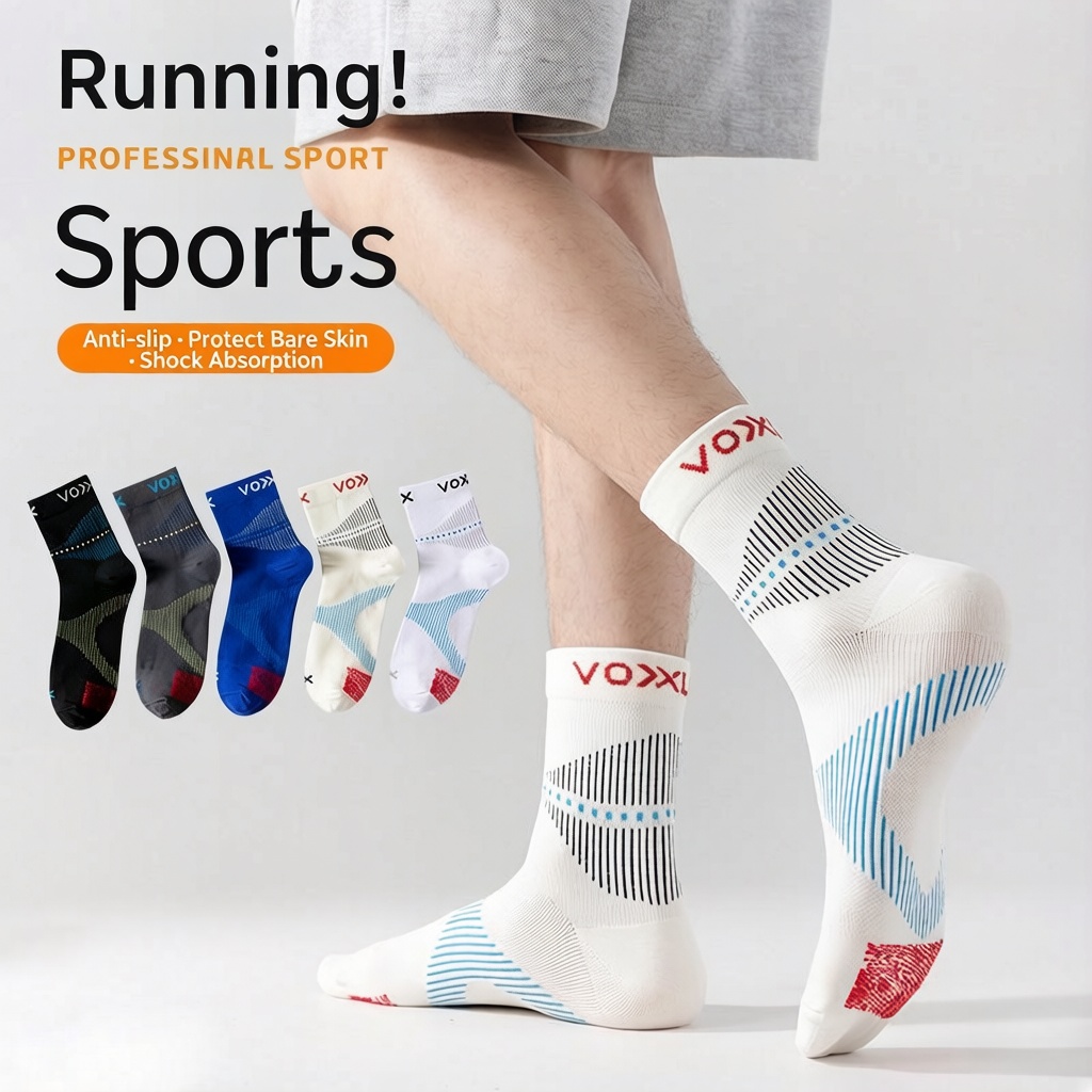 WRELS ถุงเท้ากีฬาสำหรับวิ่ง 1/ - Athletic Sock Cushion บทวิจารณ์และราคา