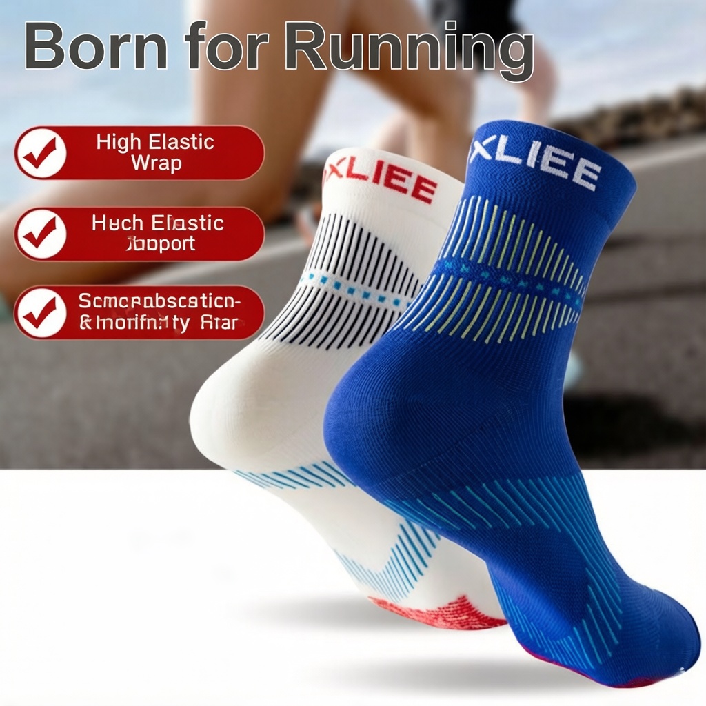 WRELS ถุงเท้ากีฬาสำหรับวิ่ง 1/ - Athletic Sock Cushion บทวิจารณ์และราคา