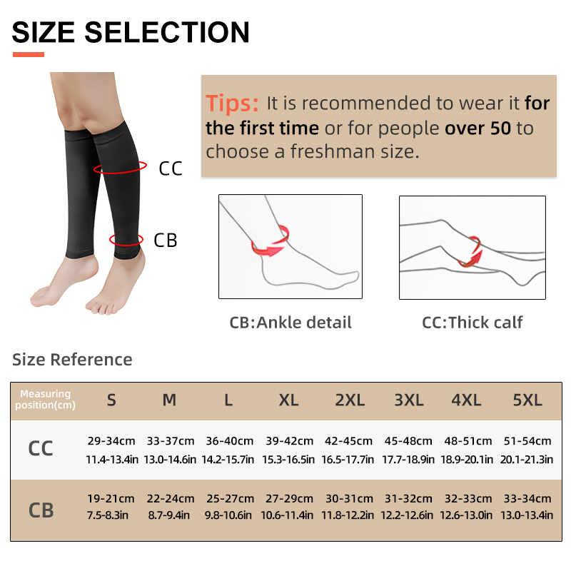 ปลอกขาแบบรัดกล้ามเนื้อสำหรับวิ - Compression Sleeve Calf บทวิจารณ์และราคา