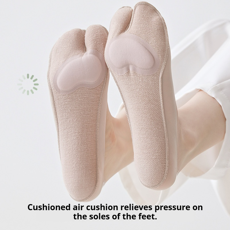 ถุงเท้าผ้าไหมเย็นสำหรับผู้หญิง - Toe Sock Split บทวิจารณ์และราคา