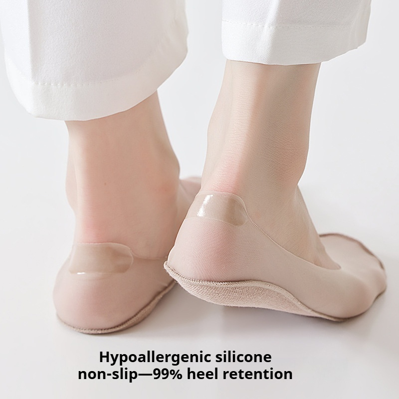 ถุงเท้าผ้าไหมเย็นสำหรับผู้หญิง - Toe Sock Split บทวิจารณ์และราคา