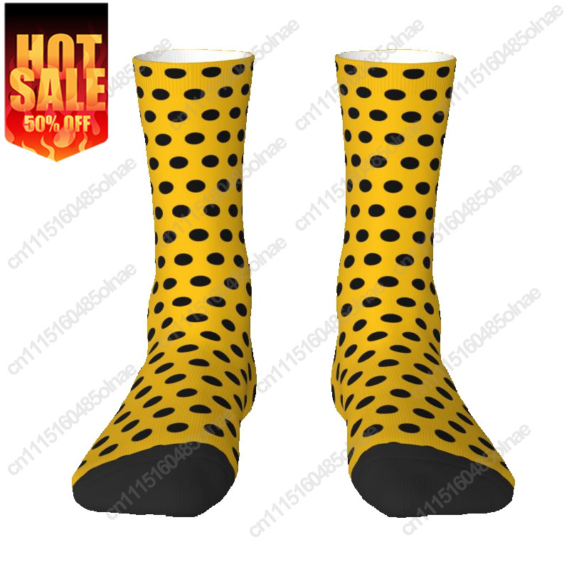 ถุงเท้าลายจุดสีเหลืองดำสุดหรู  - Dress Sock Men บทวิจารณ์และราคา